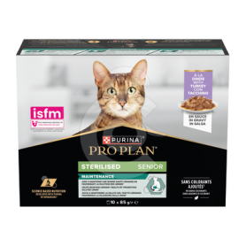 PP Cat Sterilised Senior 7+Maintenance Dinde Sauce Sachet R.