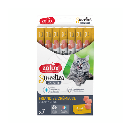 Friandises chat Zolux Sweeties crème Poulet