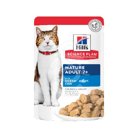 Chat Mature Adult 7+ Poisson de l'océan Sachet repas