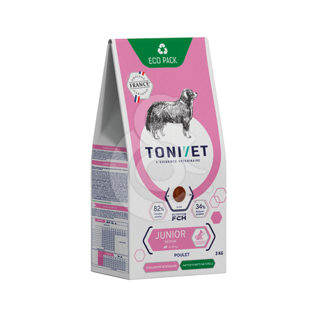 Tonivet Chien Junior Medium Poulet