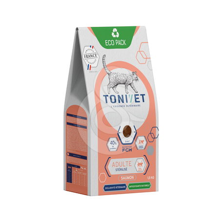 Tonivet Chat Adulte Stérilisé Saumon
