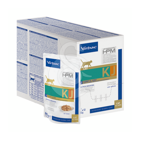 Veterinary HPM Cat KJ2 Kidney & Joint Mousse Sachet repas