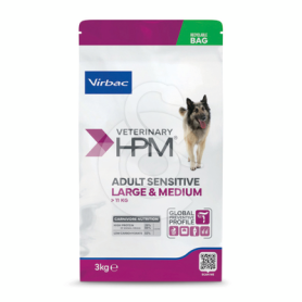 Veterinary HPM Dog Adult Sensitive Large & Medium New