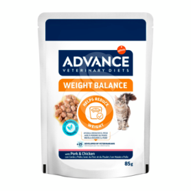 Advance Chat Weight Balance Porc et Poulet Sachet Repas