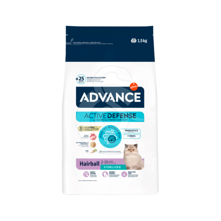 Advance Active Defense Chat Sterilized Hairball Dinde