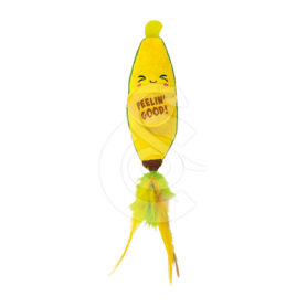 Jouet chat Catstages : Banane avec plumes