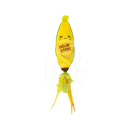 Jouet chat Catstages : Banane avec plumes