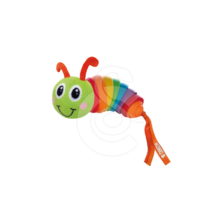 KONG Cat Bat-a-Bout Clackz Caterpillar