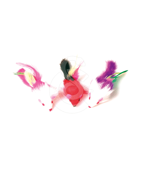 Jouet chat Zolux : Souris à plumes