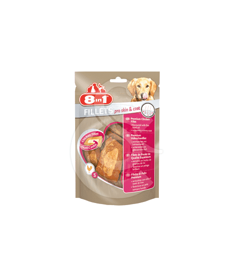 Os à mâcher 8in1 Fillets Pro Skin&Coat