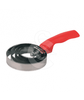 Etrille métallique ronde