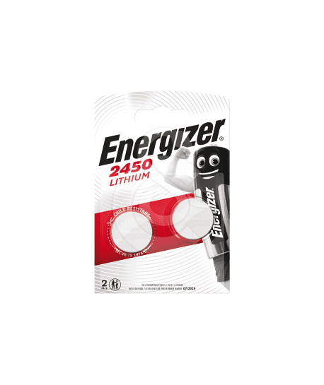 Pile bouton lithium 3V Type CR2450 Energizer
