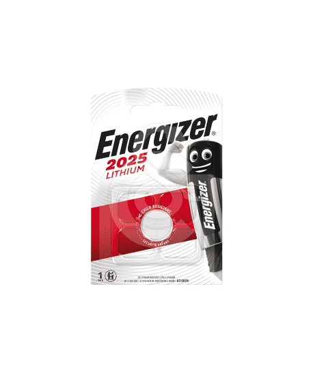 Pile bouton lithium 3V Type CR2025 Energizer