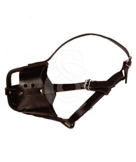Muselière policière en cuir