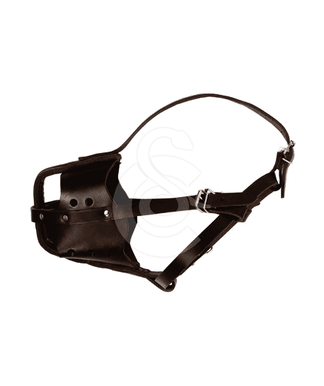 Muselière policière en cuir