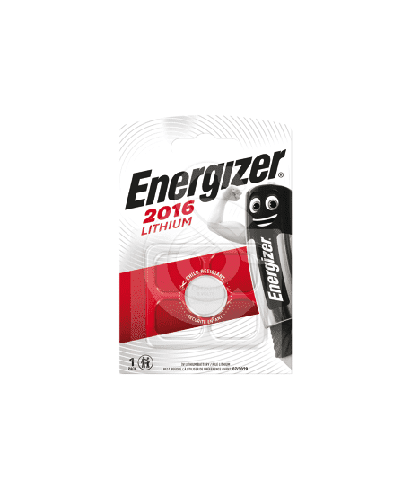 Pile bouton lithium 3V Type CR2016 Energizer