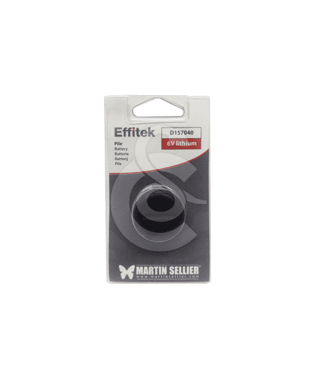 Pile lithium 6V pour collier Effitek