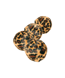 Jouet chat : balle Léopard