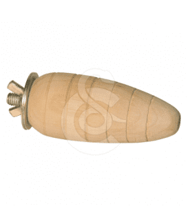 Jouet rongeur : carotte à ronger en bois