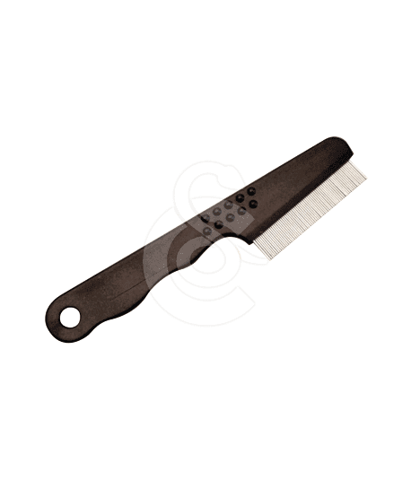 Peigne à puces à manche