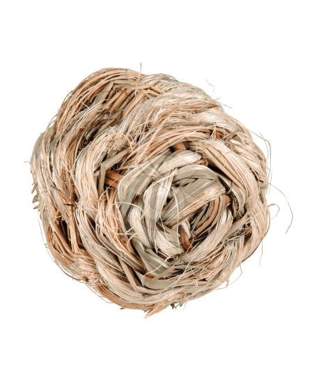 Jouet rongeur : balle en herbe