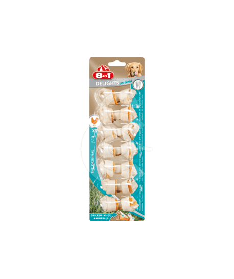 Os à mâcher 8in1 Dental Delight noué