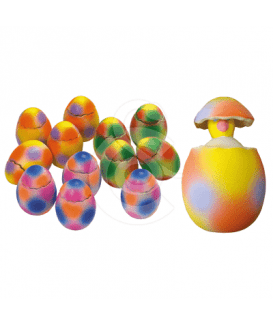 Jouet latex pour chien : Oeuf Pop-Up