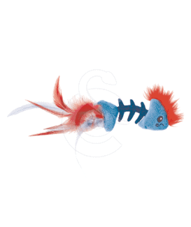 Jouet chat Petstages : Feather Fish Bone