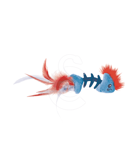 Jouet chat Petstages : Feather Fish Bone