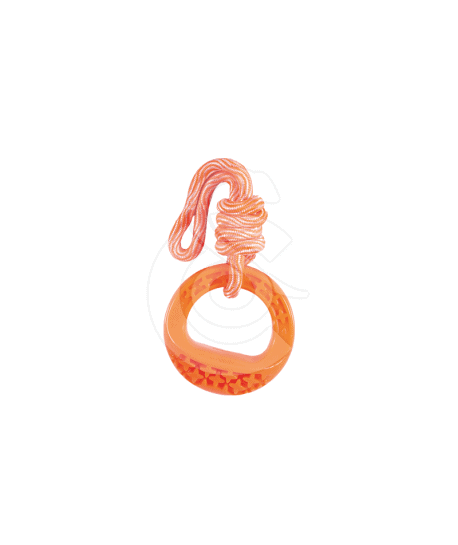 Jouet chien Zolux : Samba ovale avec corde