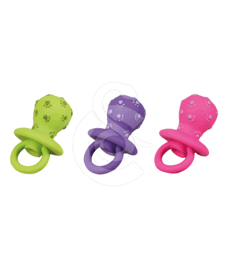 Jouet chien : tétine en latex