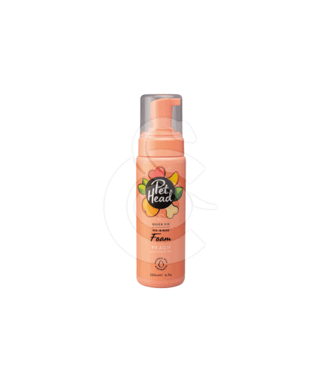 Shampoing mousse sans rinçage chien Pet Head Quick Fix Doux