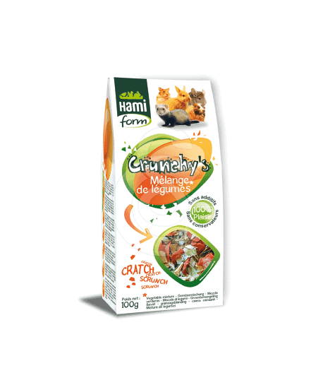 Friandises rongeurs mélange de légumes