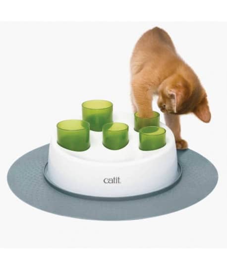Jouet chat distributeur : tubes à croquettes Catit Senses