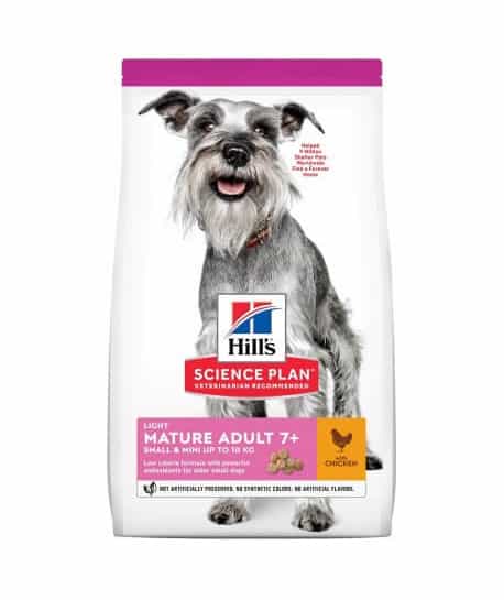 Chien Mature Adult 7+ Light Small&Mini Poulet